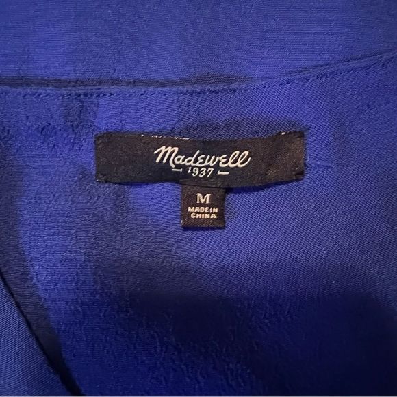 Madewell Blue du Jour Tunic Shirt Dress | size M - Picture 8 of 12